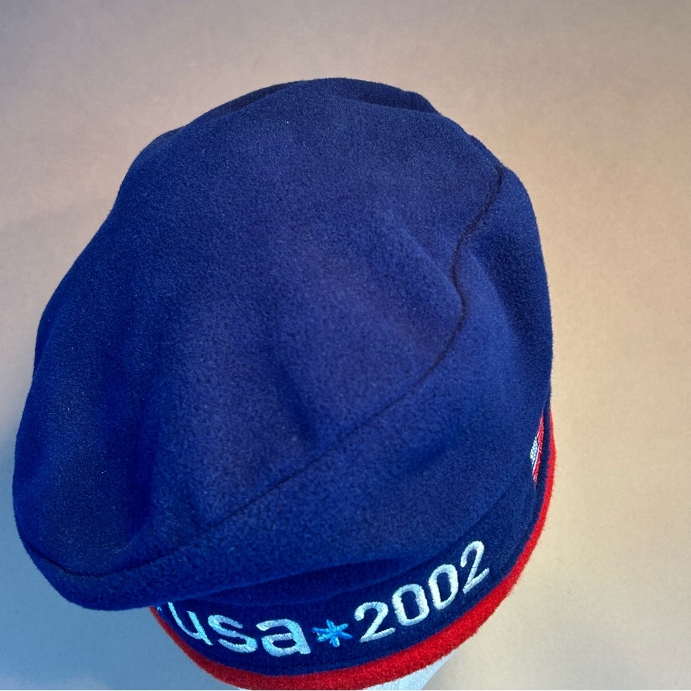Roots Blue and Red USA 2002 Beret - Picture 6 of 9